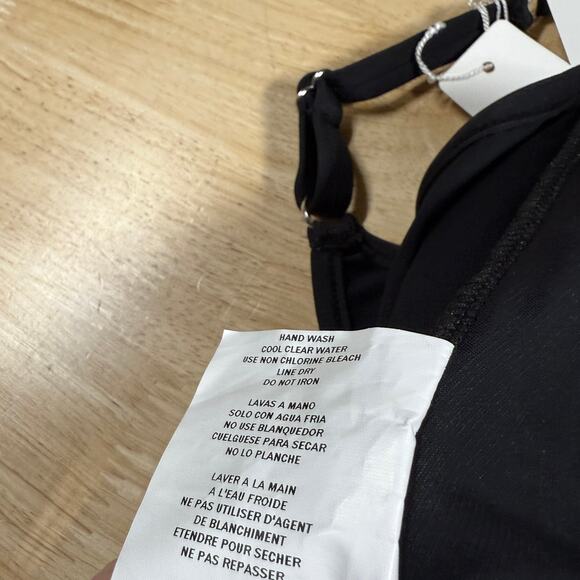 Miraclesuit NWT Solid Black Net Work Madero Underwire One Piece Swimsuit Sz 10DD - Picture 13 of 14